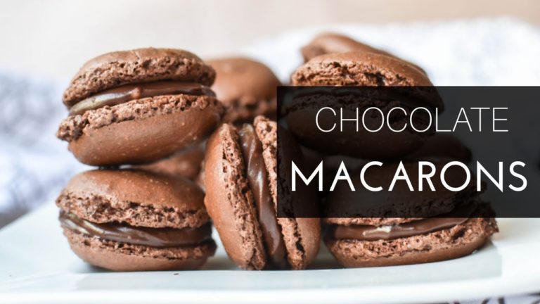 Macarons cu ciocolată – rețetă VIDEO