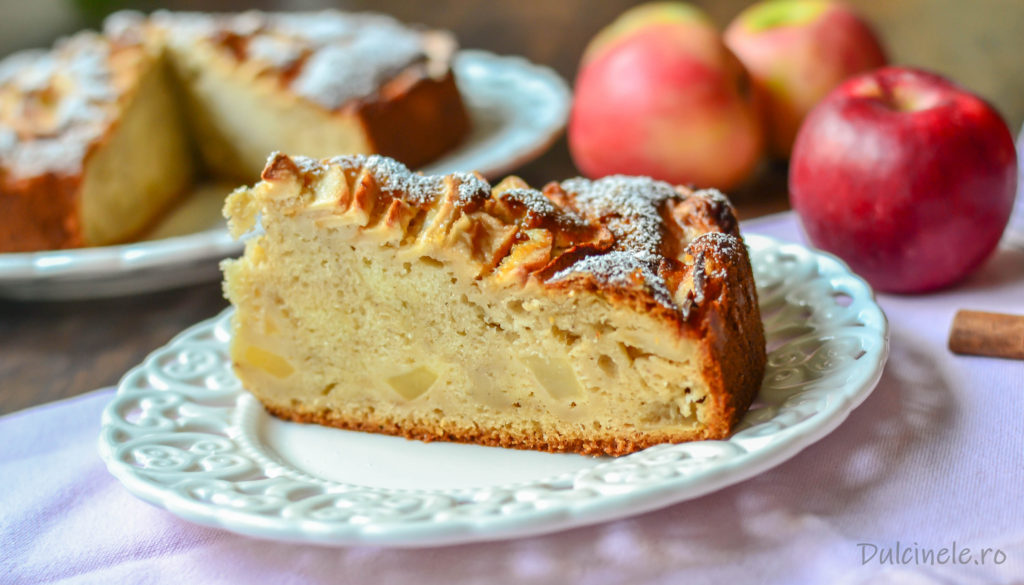 Prăjitură italiană cu mascarpone și mere